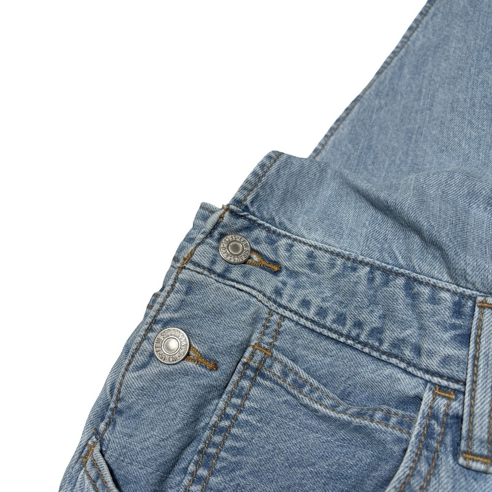 Levi's Women's Workwear Denim Overalls Light Wash 100% Cotton Size Large - Picture 5 of 10